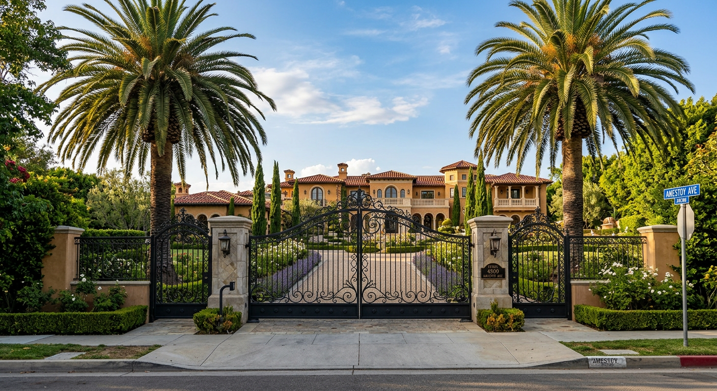 Ranch-style estates in Encino