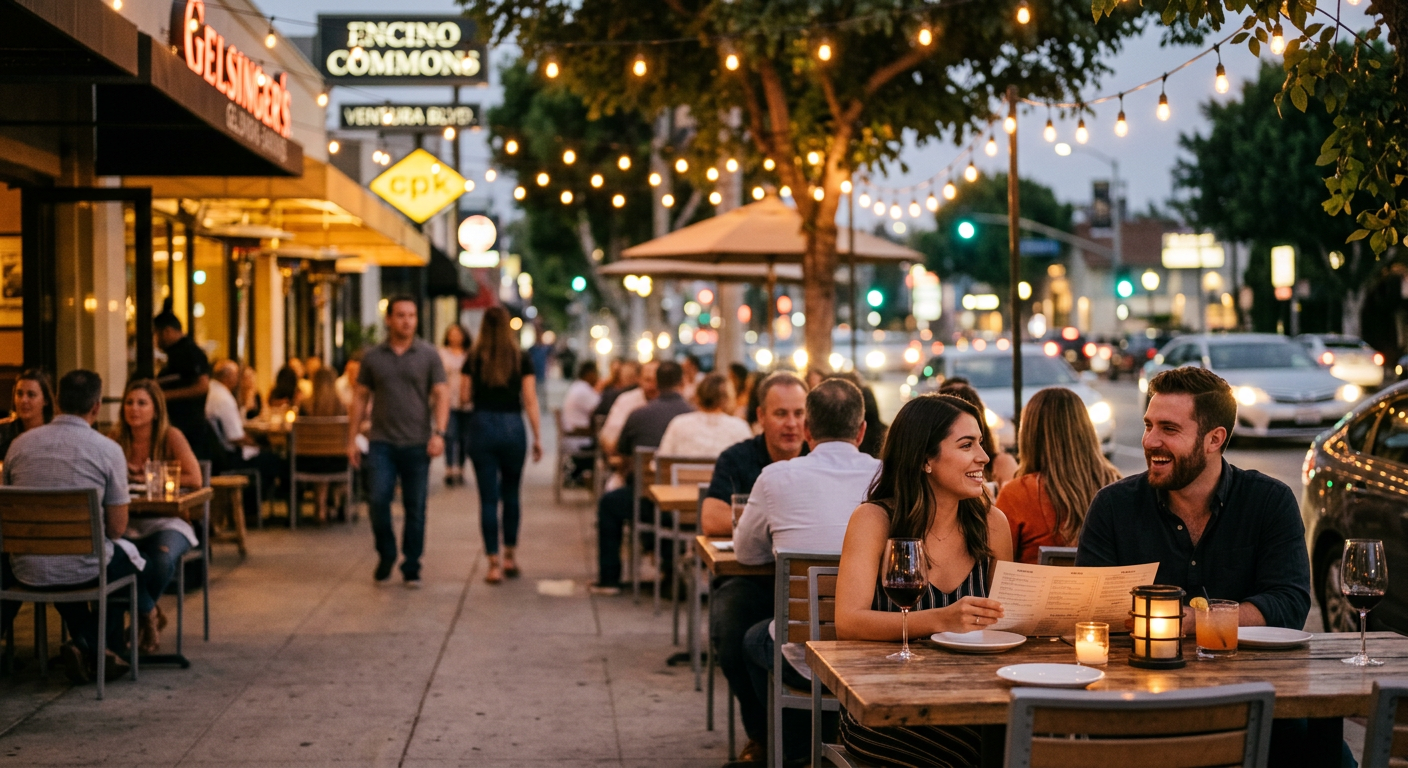 Ventura Boulevard shopping in Encino