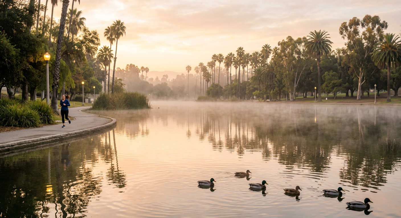 Sepulveda Basin recreation area in Encino