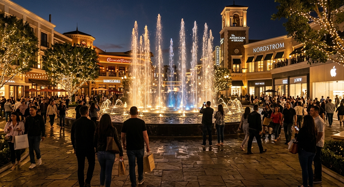 The Americana at Brand promenade in Glendale