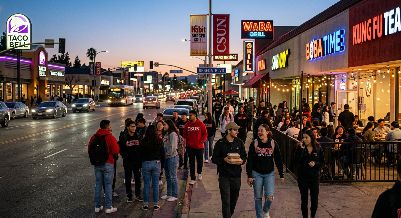 Northridge Fashion Center shopping area