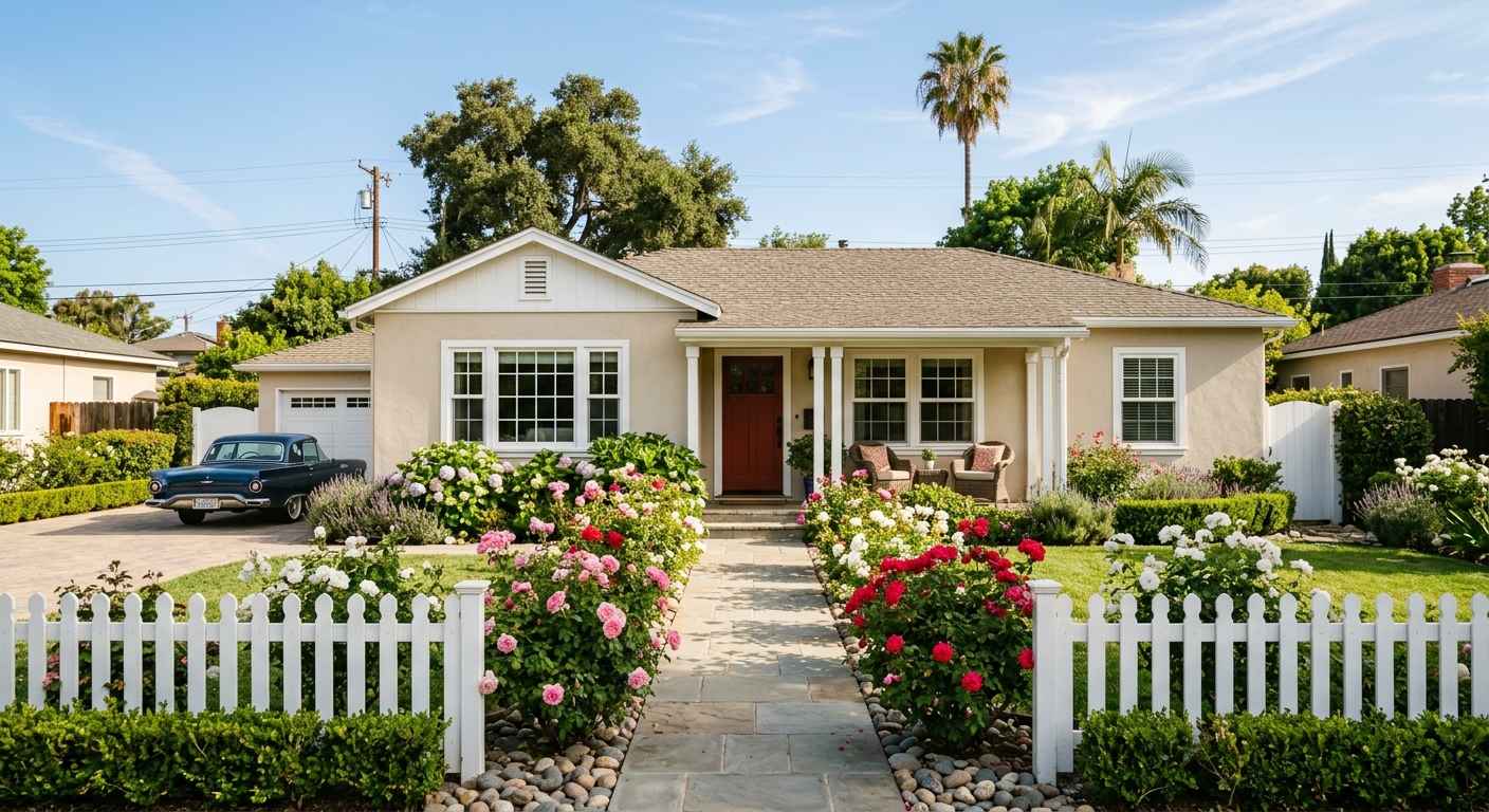 Post-war bungalows in Valley Village