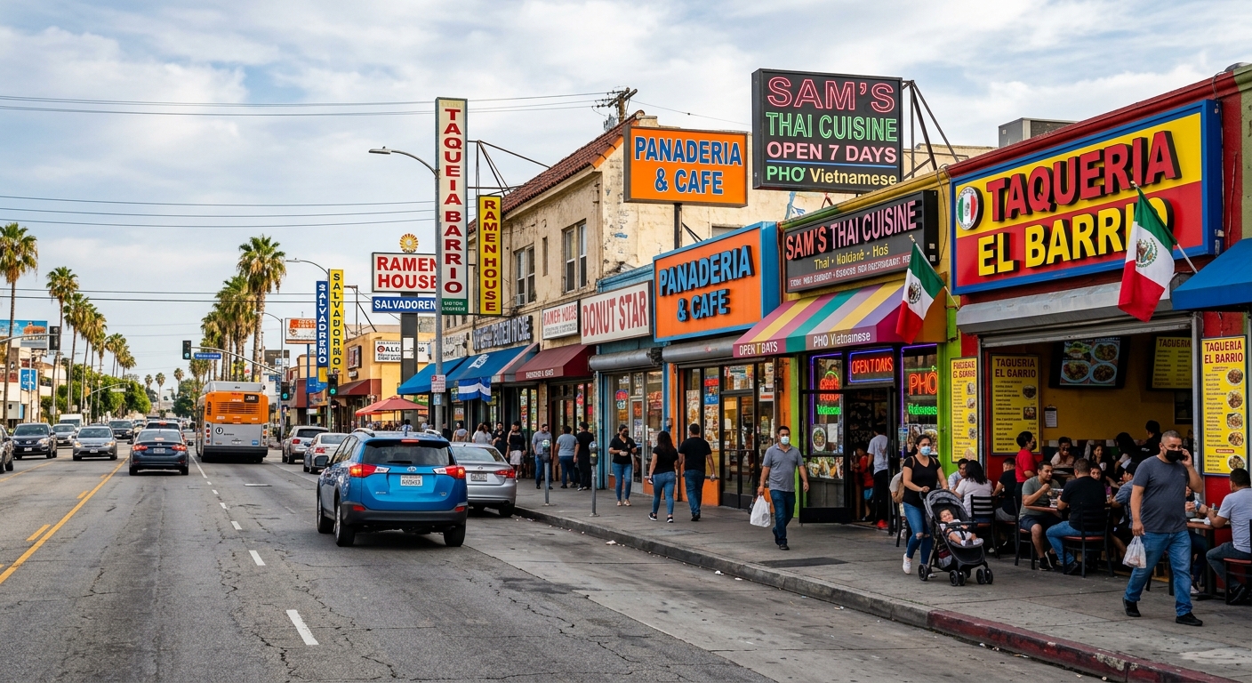 Van Nuys Boulevard commercial corridor